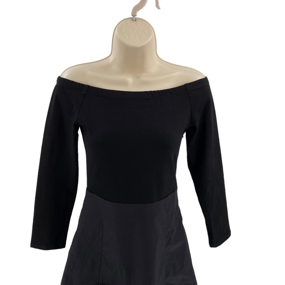 Tuckernuck | NEW Marissa Off The Shoulder Midi Dress in Black Size XS - Picture 4 of 9